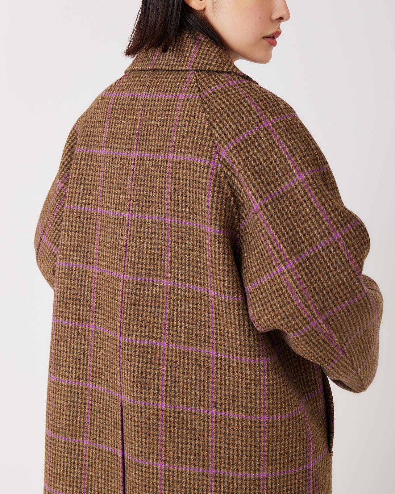 【10月上旬お届け】BALMACAAN COAT(CHECK)