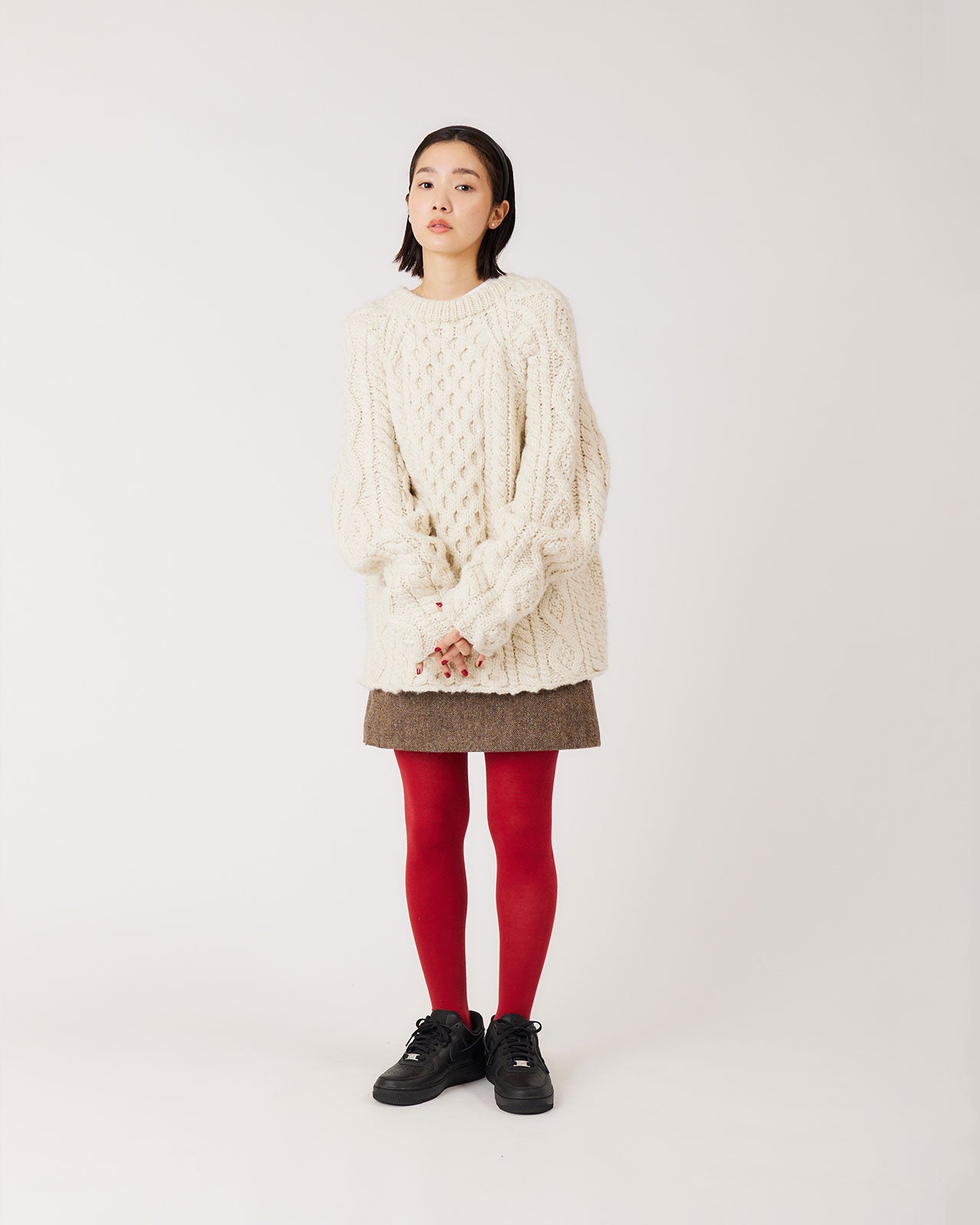 国内発送】 シンゾーン HERRINGBONE MINI SKIRT ミニスカート