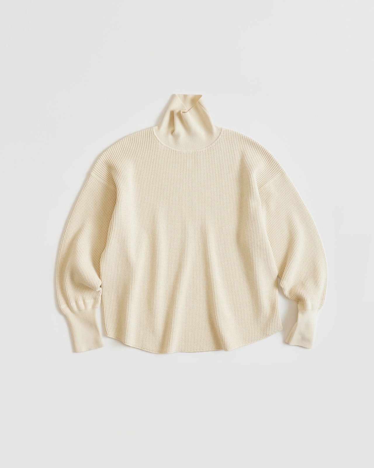 COTTON CASHMERE TURTLE WAFFLE