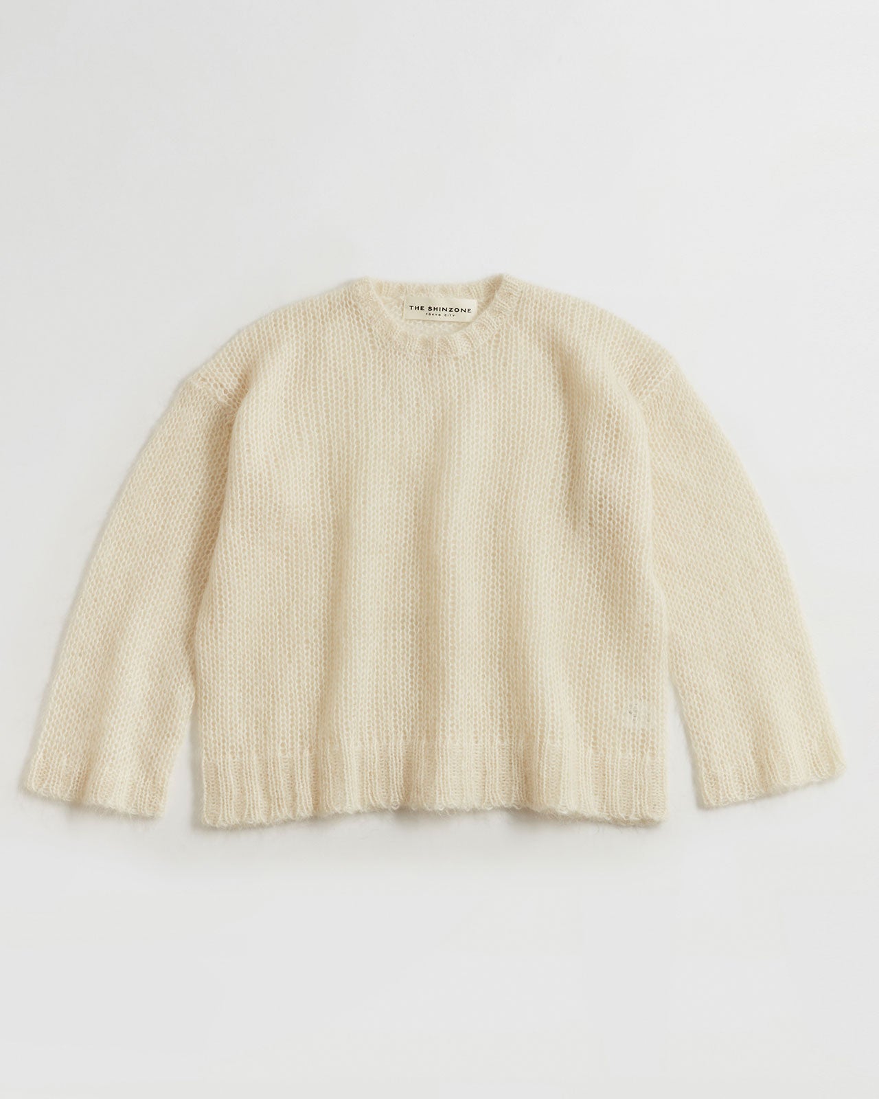 yo BIOTOP】Sheer mohair V top - ニット/セーター