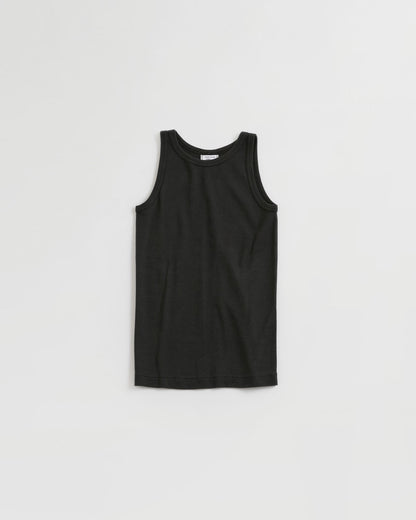 【WHITE/BLACK/GRAY/GREEN】CIRCULAR RIB TANKTOP