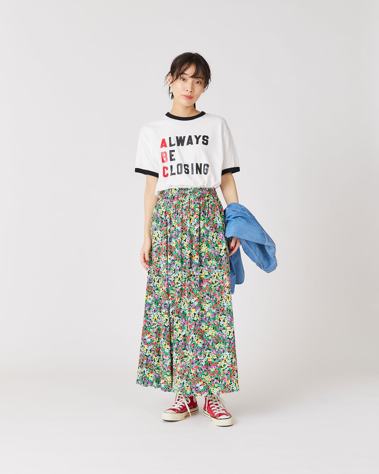 完売商品 FLASHY FLOWER SKIRT Mサイズ シンゾーン 新品-