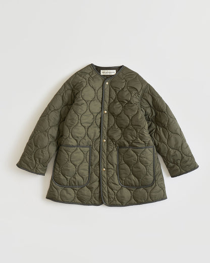 SHORT QUILTING COAT (KHAKI)