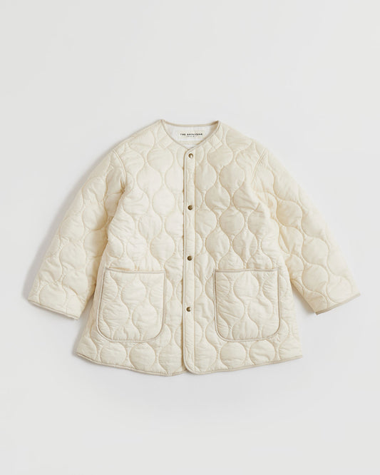 SHORT QUILTING COAT(WHITE)