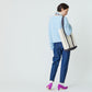 LINEN SHAKER SWEATER