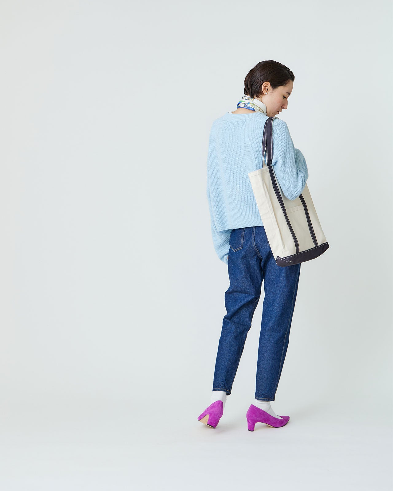 LINEN SHAKER SWEATER