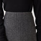 HERRINGBONE MINI SKIRT