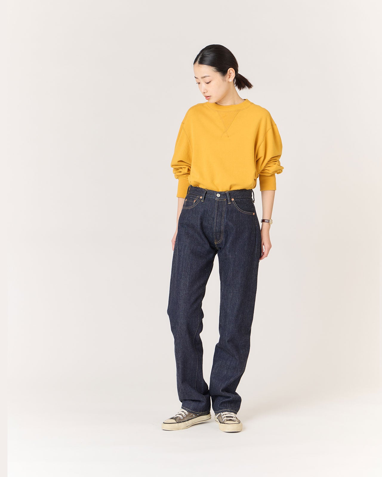 Shinzone（シンゾーン）】ORDINARY JEANS(NAVY) デニムパンツ