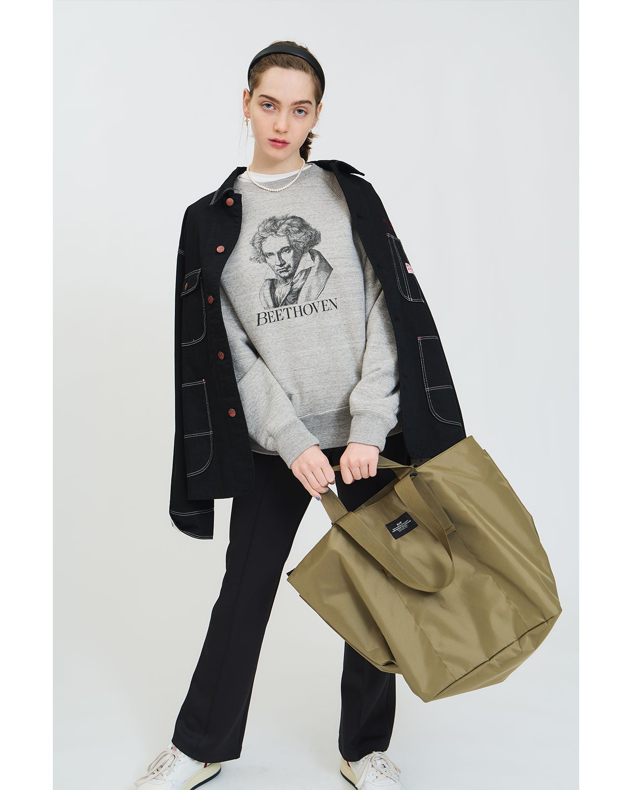 BAGSINPROGRESS LARGE DOUBLE-HANDLE BAG