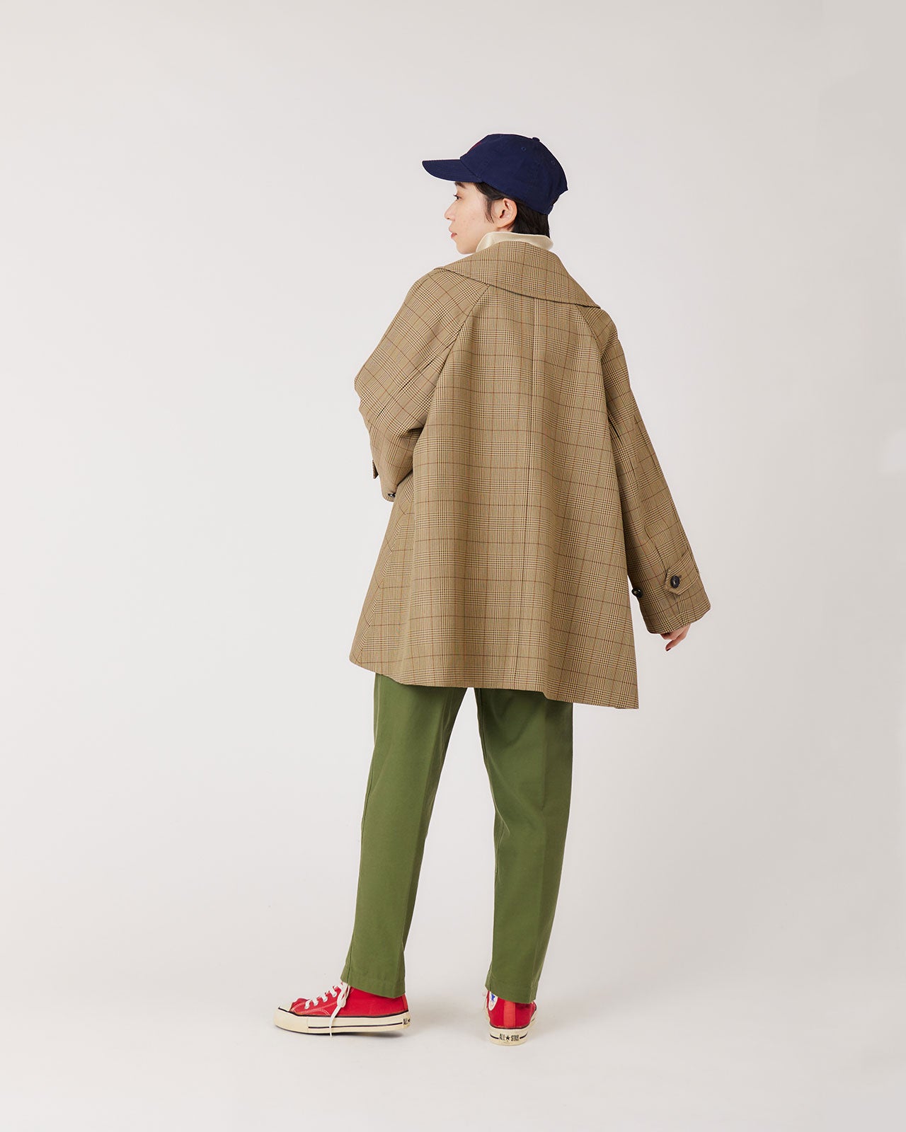 CHECK TENT COAT