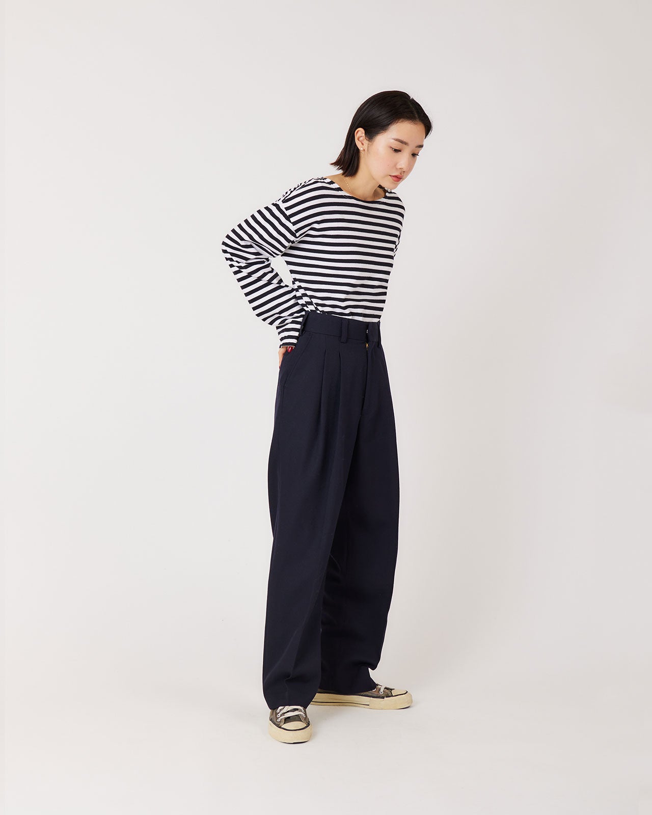 WOOL TOMBOY PANTS – Shinzone