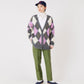 【10月中旬お届け】SHAGGY ARGYLE CARDIGAN