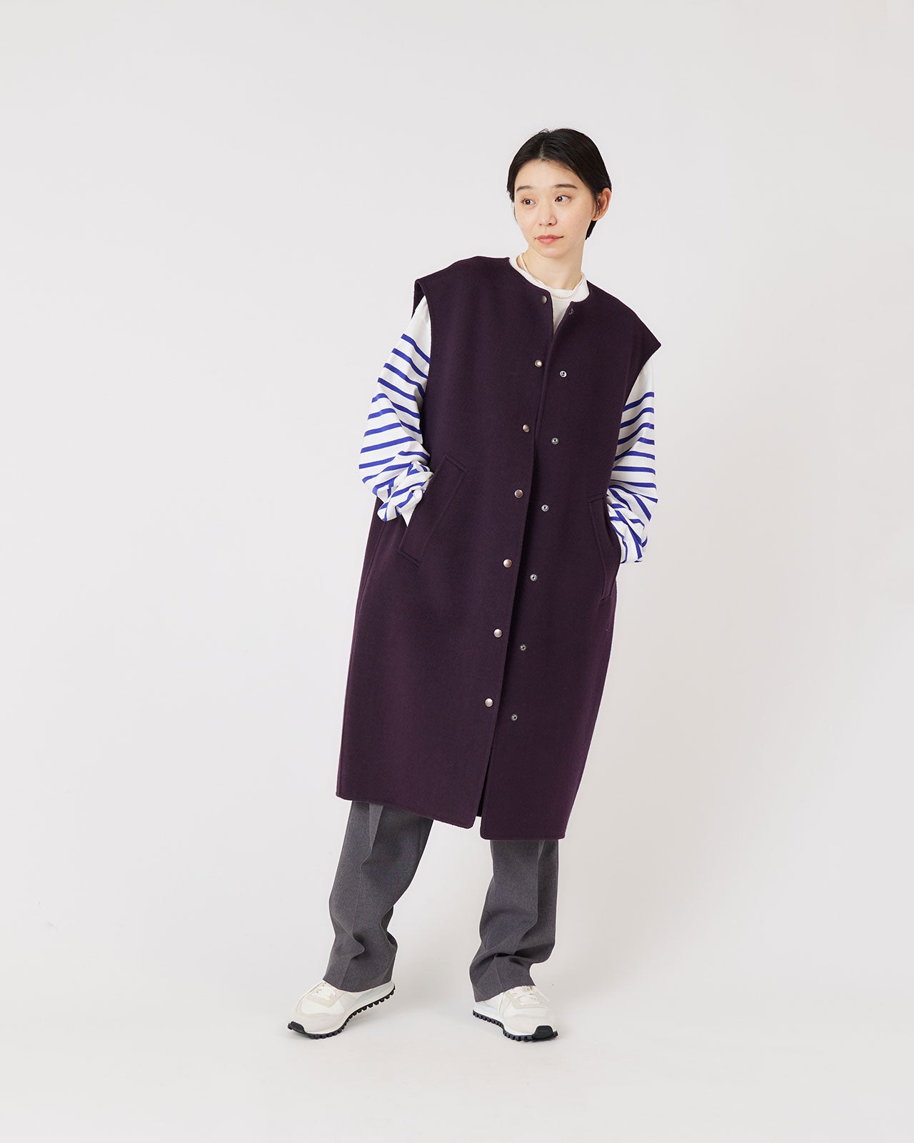 shinzone SLEEVELESS COAT 23aw - pompanobeachelks.com